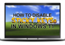 Cách tắt Sticky Keys trên Windows 11 đơn giản